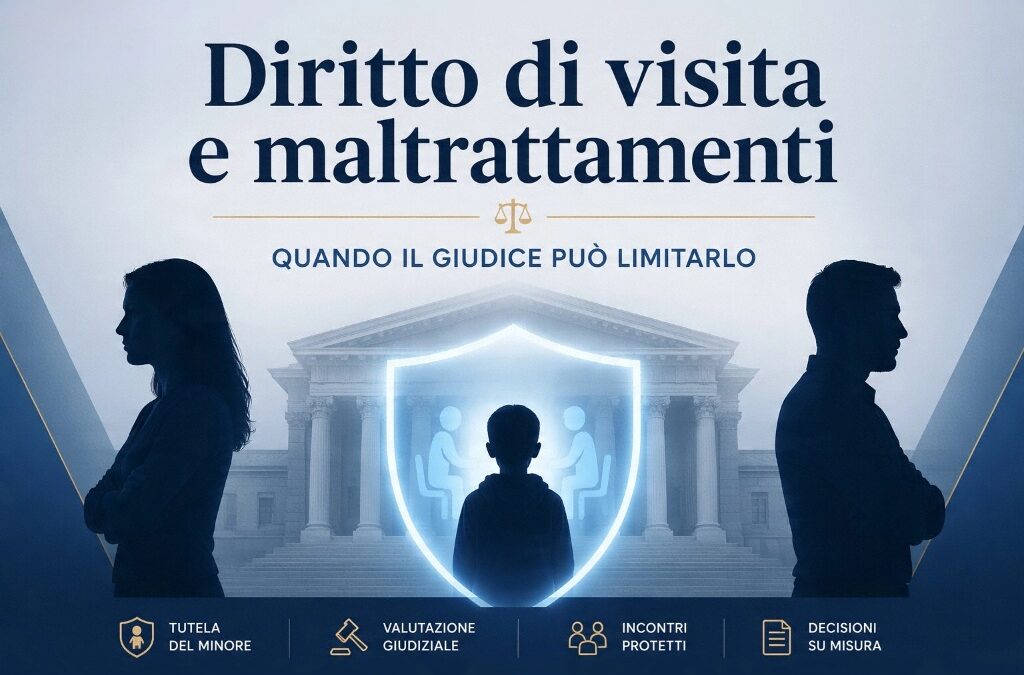 Denuncia per maltrattamenti e diritto di visita del minore